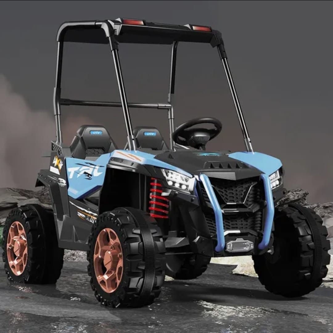 WhatsApp Image 2026-10-19 at 4.42.05 PM 4×4 Big Jeep Off-Road Ride on Buggy Kids Electric 12v with Remote Control Blue - Image 1
