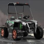 4×4 Big Jeep Off-Road Ride on Buggy Kids Electric 12v with Remote Control Grey