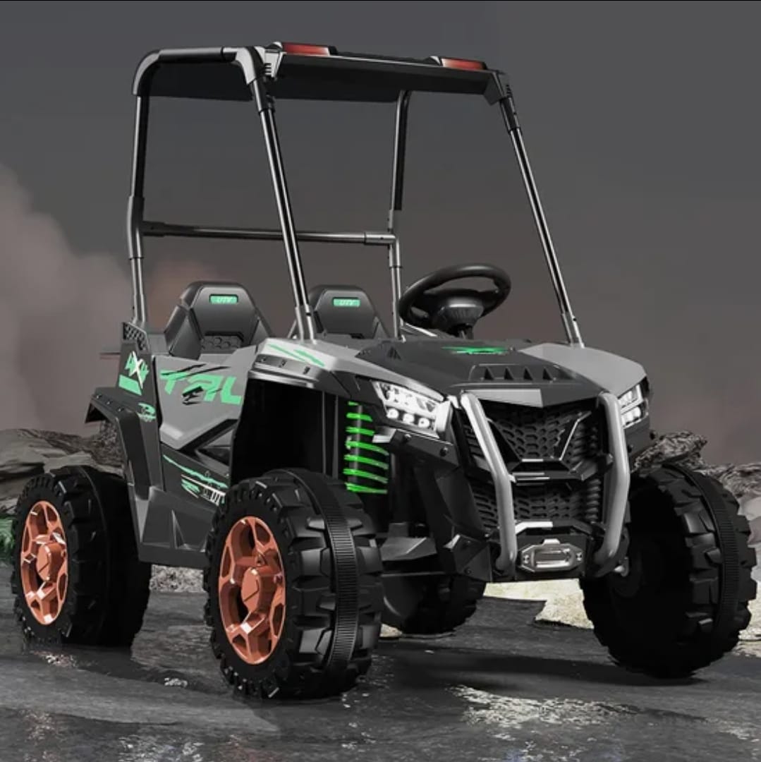 WhatsApp Image 2026-10-19 at 4.42.06 PM (1) 4×4 Big Jeep Off-Road Ride on Buggy Kids Electric 12v with Remote Control Grey - Image 1