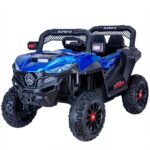 Hot sale Rechargeable kids car with pedal and remote control Blue