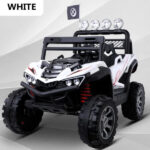 4×4 Big Jeep Off-Road Ride on SUV Kids Electric 12v with Remote Control White