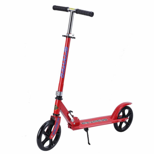 Kids scooter 2 PU wheels foldable disassembly easy to carry Red