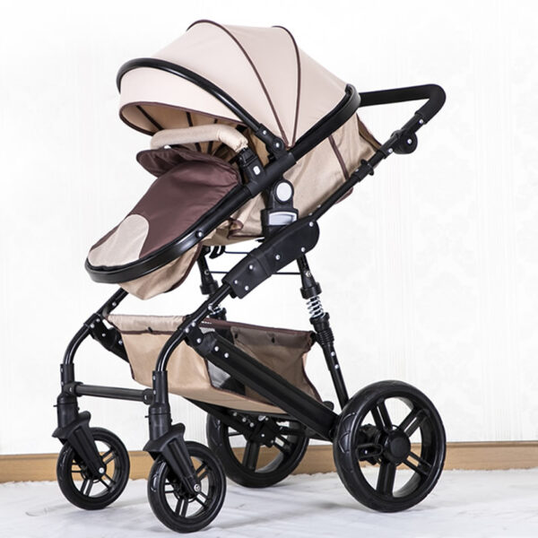 Luxury Baby stroller multifunctional with reversible cradle
